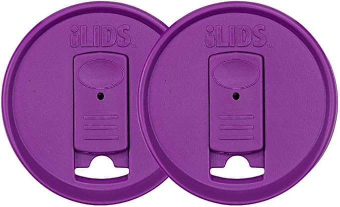 Mason Jar Drink Lid, Regular Mouth, Mulberry, Pack of 2