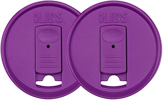 Mason Jar Drink Lid, Regular Mouth, Mulberry, Pack of 2