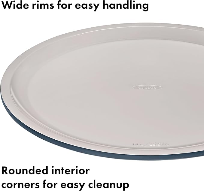 OXO Good Grips Non-Stick Pro Ceramic Coated Metal Bakeware 15” Pizza Pan – Storm Blue