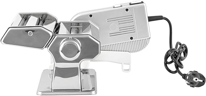 Met Lux Pasta Machine And Motor, 1 Electric Pasta Maker With Cutter Attachments - 9 Adjustable Thickness Settings, Automatic, Stainless Steel Machine, For Fettuccine, Spaghetti