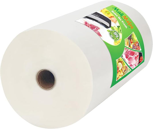MakMeFre (Total 150Feet) 11” x 150’ Vacuum Sealer Bags Rolls with BPA Free,Heavy Duty Vacuum Food Sealer Storage Bags Rolls,Cut to Size Roll,Great for Sous Vide