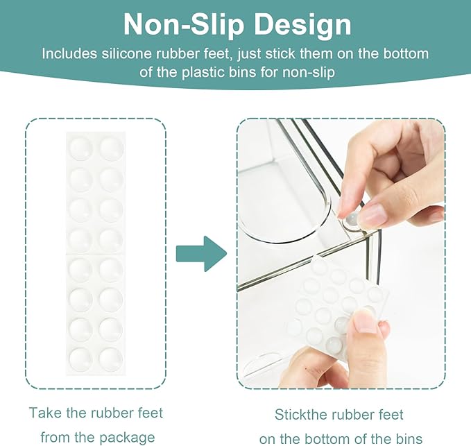 3 Tea and Coffee Organizer and Storage, Acrylic Tea Bag Holder Organizer, Plastic K Cup Drawer Container for Cabinet