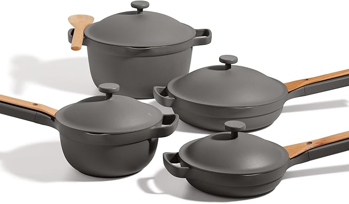 Our Place Cookware Set - Complete 13-Piece Set Including Always Pan 2.0, Mini Always Pan, Perfect Pot, and Mini Perfect Pot | Multifunctional, Toxin-Free Nonstick | Replaces 36 Pieces | Char