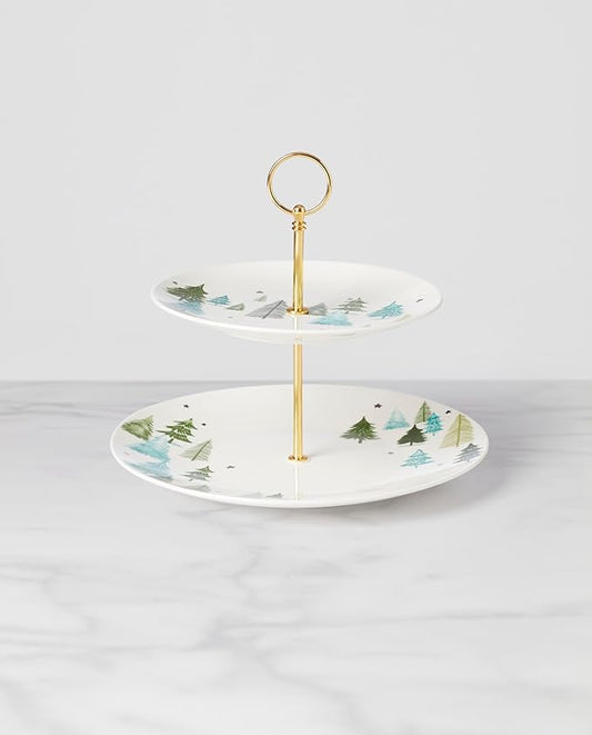 Lane 2-Tiered Server, Christmas & Holiday Hosting