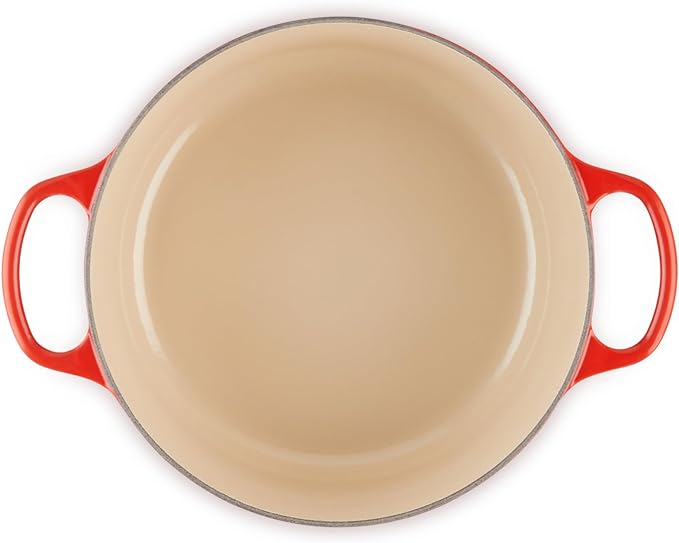 Le Creuset Enameled Cast Iron Signature Round Dutch Oven, 4.5 qt., Cerise