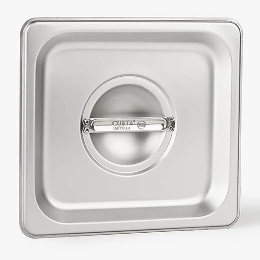 CURTA 6-Pack 1/6 Size Steam Table Pan Lid with Handle, NSF, Hotel & Catering Food Cover