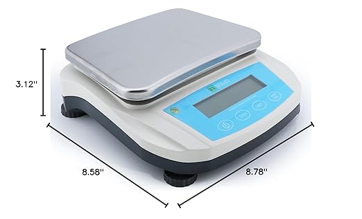 U.S. Solid Precision Lab Scale 5000g x 0.01g Analytical Balance USB RS232 Interface, 19 Measurement Units
