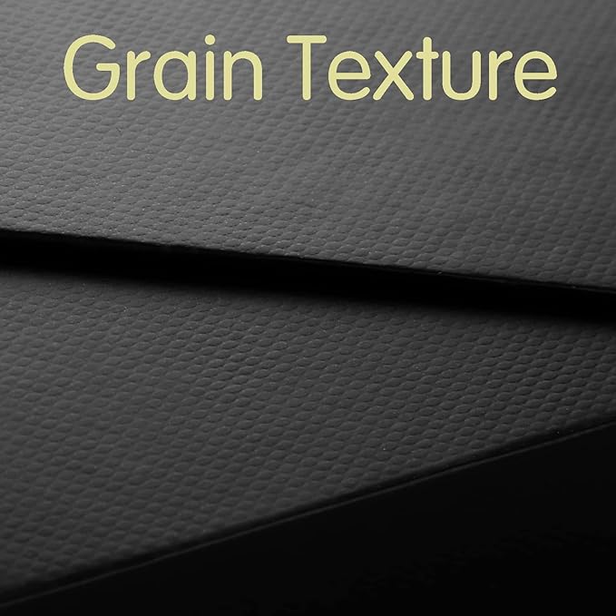 6 Black Gift Boxes with Lids for Presents, Magnetic Closure Rectangle Collapsible Gift Boxes, Groomsman Proposal Boxes, Wedding, Birthday Gift Packaging (9x6.5x3.8 Inches)