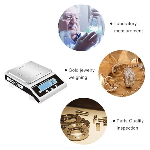 Accuracy:0.1g 15kg Laboratory Digital Analytical Balance High-Precision Electronic Scales Industrial Scale Jewelry Scales Strain Sensor Square pan