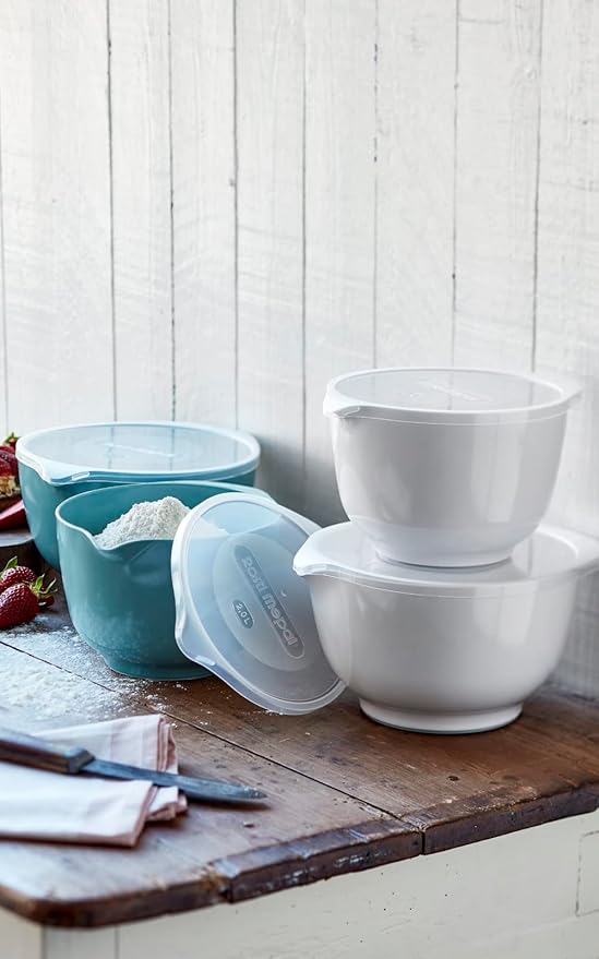 Rosti Precision Craft Mixing Bowl Set 2 Pcs Elevate Your Culinary Experience Stylish Nesting Bowls for Effortless Cooking and Baking