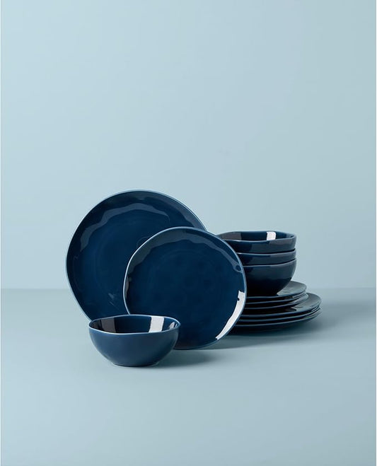 Lenox, Blue Bay Colors 12Pc Set, 15.10 LB