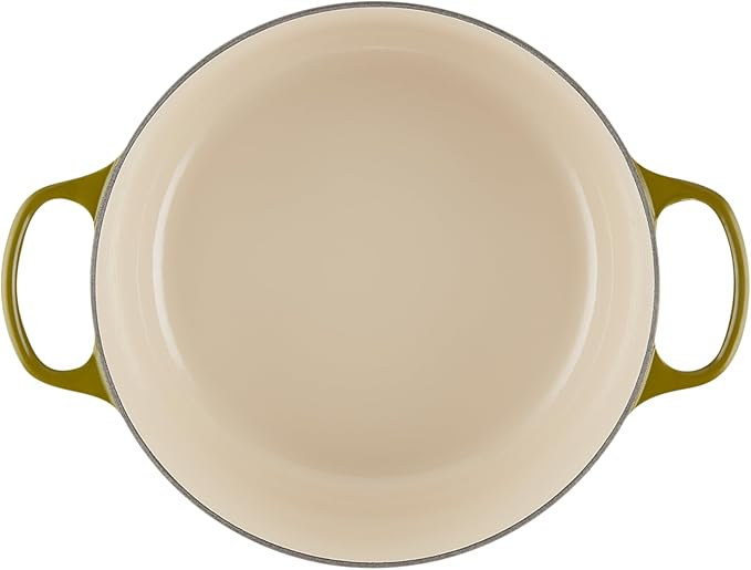 Le Creuset Enameled Cast Iron Signature Round Dutch Oven, 7.25 qt., Olive