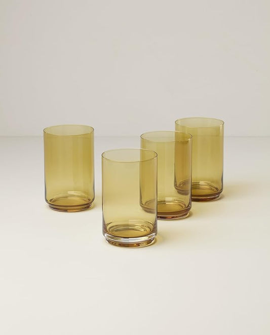 Lenox 897835 Tuscany Classics Stackable Coolers, Set Of 4, Amber