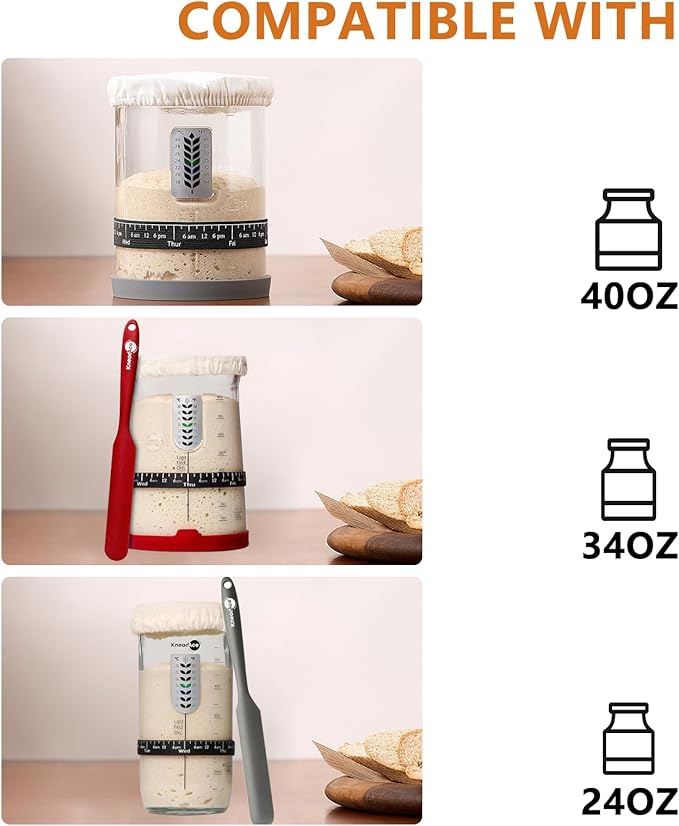 Sourdough Starter Warmer, Precise 1°F Thermostat Control (70-100°F) Sourdough Warming Mat, Smart Warming On/Off, 12-Hour Timer Sourdough Warmer(Wood Grain)