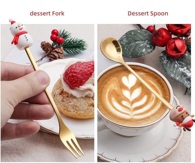 Christmas Spoon Stainless Steel 6-piece Gift Box