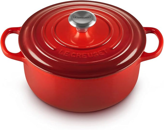 Le Creuset Enameled Cast Iron Signature Cookware Set, 5 pc, Cerise