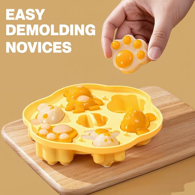 Bear Silicone Molds for Baking, Non-Stick Handmade Cake Mold for DIY Bake, Chocolate Cover Cookie Silicone Molds for Candy Mini Cakes Jelly Baking