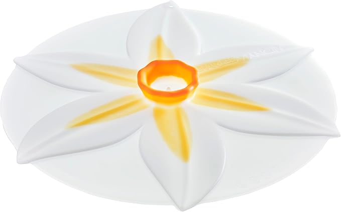 Charles Viancin Silicone Lids - Daffodil Silicone Bowl Covers/Airtight Pan Lid (9 Inch)