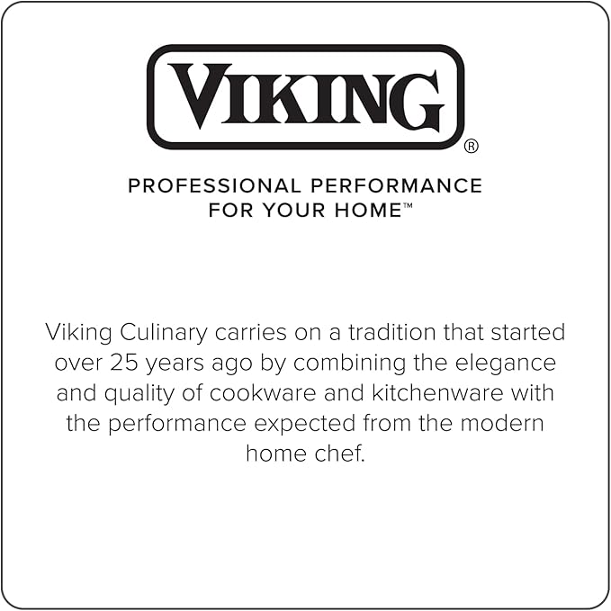 Viking Culinary 3-Ply Stainless Steel Cookware Set with Metal Lids, 5 Piece, Dishwasher, Oven Safe, Works on All Cooktops including Induction