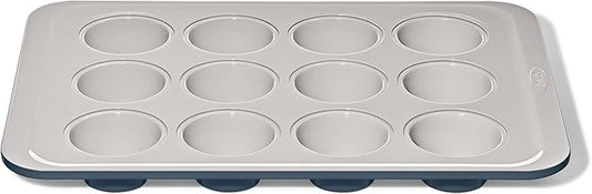 OXO Good Grips Non-Stick Pro Ceramic Coated Metal Bakeware 12 Cup Muffin Pan – Storm Blue