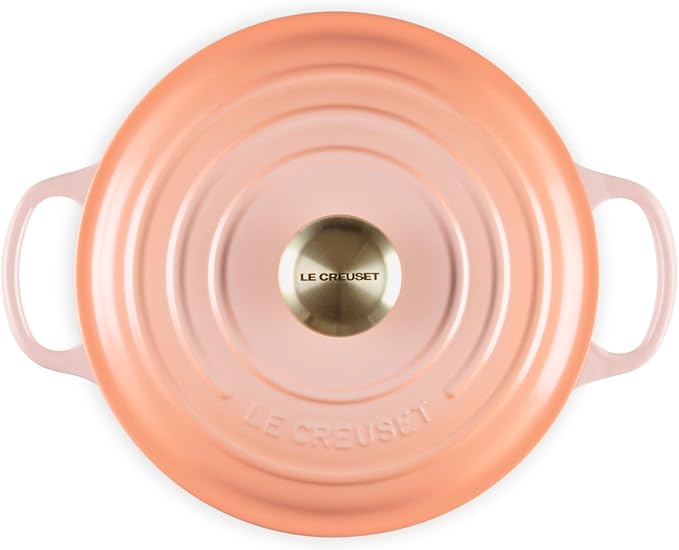 Le Creuset Enameled Cast Iron Signature Round Sauteuse, 3.5qt., Peche