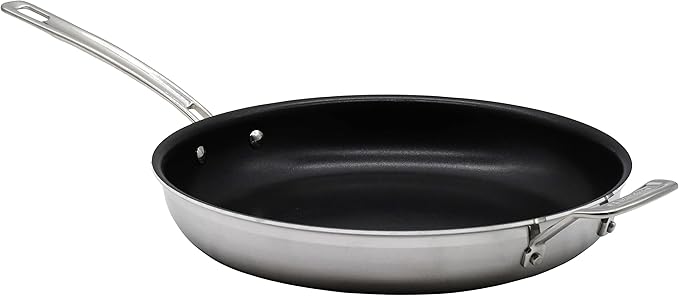 Cuisinart 15 Piece Cookware Set, MultiClad Pro Triple Ply, Silver, MCP-15N