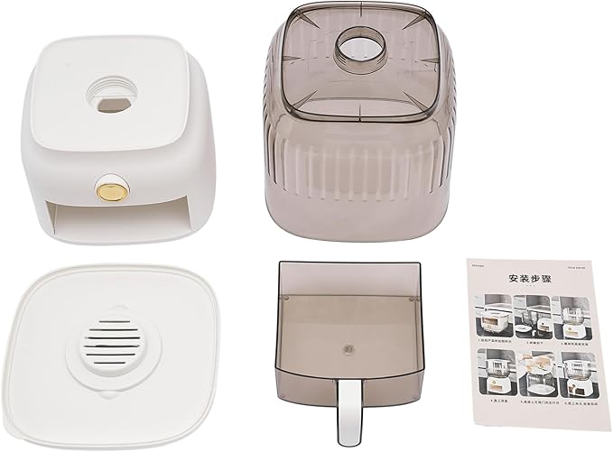 6KG Rice Dispenser, Large Sealed Grain Storage Container with Rice Cup Food Dispenser Kitchen Organizer for Rice Beans Grains Cereal Dry Food Storage Rice Containers