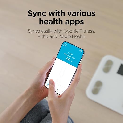 mooas Smart Scale for Body Weight Fat Bluetooth Scale, Digital Bathroom Scale with BMI, Body Fat, Muscle Mass 19 Body Composition, LCD Accurate Bluetooth Scale for Home Smartphone App, 396 lbs (Green)