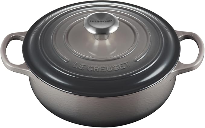 Le Creuset Enameled Cast Iron Signature Sauteuse Oven, 3.5 qt., Oyster