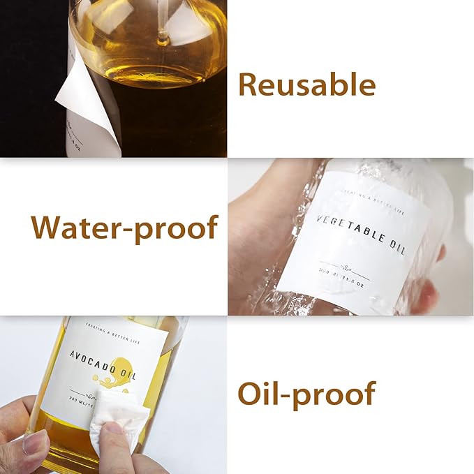 Olive Oil Dispenser Bottle Set with Bamboo Tray, Silver Classic Oil Dispenser, 2 x 350ML Glass Bottles, Weighted Metal Pourers, Kitchen Storage & Dispensing