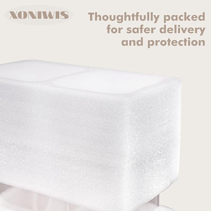 51oz 3PCS Glass Storage Container with Wood Lid for Kitchen Organization, Food Storage Pantry Jar with Airtight Lids for Cereal, Oat, Pasta, Flour, Rice, Sugar, Tea, Coffee, Cookie, Candy