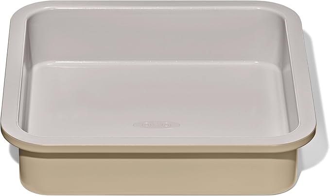 OXO Good Grips Non-Stick Pro Ceramic Coated Metal Bakeware 9” Square Cake Pan – Biscuit