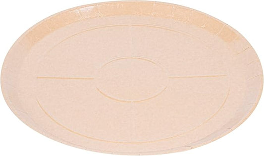 Restaurantware-Eco Pie 18 Inch Paper Pizza Trays, 25 Round Pizza Pans - Oven-Ready, Microwavable, Kraft Paper Pan For Large-Sized Pizzas, For Baking, Cooking, Bread, Meat, Or Pies
