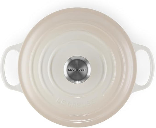 Le Creuset Enameled Cast Iron Signature Sauteuse Oven, 3.5 qt., Meringue