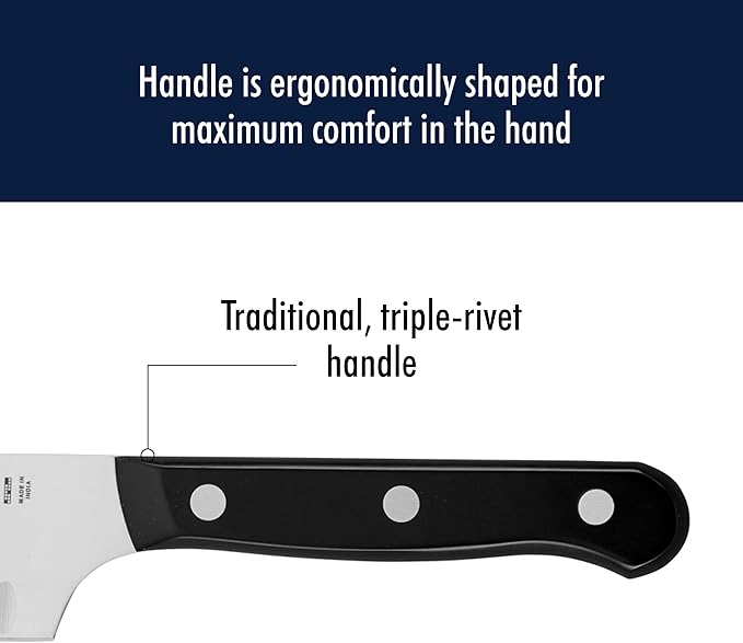 HENCKELS Solution Razor-Sharp 2-pc Knife Set, Santoku Knife 5 Inch, Santoku Knife 7 Inch, German Engineered Informed by 100+ Years of Mastery, Stainless Steel