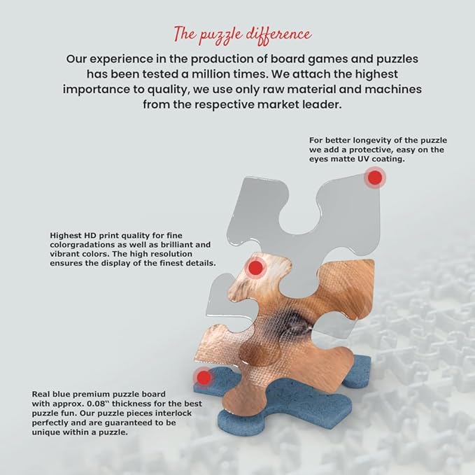 MyPuzzle Skyline of The Old City at The Western Wall and The Temple Mount in Jerusalem Israel - Premium 100 Piece Jigsaw Puzzle for Adults