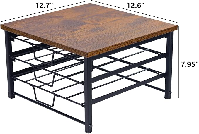 3 Tier Coffee Capsule Storage Drawer,Coffee Pod Holder for K Cups,90 Capacity Coffee Capsule Storage Organizer Holder,Office or Home Kitchen Counter Organizer