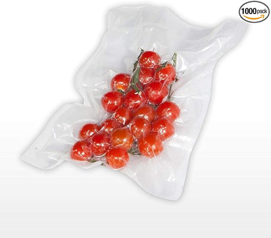 APQ Pack of 1000 Co-Extruded Vacuum Pouches, Clear 10 x 12. Vacuum Food Bags 10x12. Thickness 3 mil. Polyethylene Bags for Packing and Storing. Perfect for Industrial, Food Service.