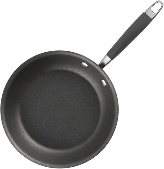 Anolon Advanced Hard Anodized Nonstick Frying Pan Set / Skillet Set - 10 Inch and 12 Inch, Gray