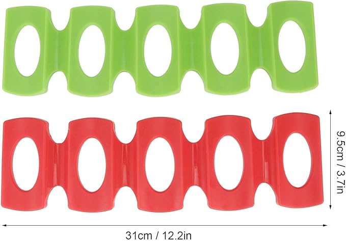 Silicone Bottle Stacking Mat, 4Pcs Can Stacker Can Stacker for Refrigerator Silicone Can Stacker Fridge Organizer Holder Rack