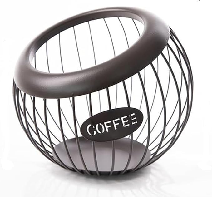 YYW Coffee Pod Holder - Large capacity k cup holder,easy to access and space saving design,Suitable for kitchen、living room or office area (Grey)