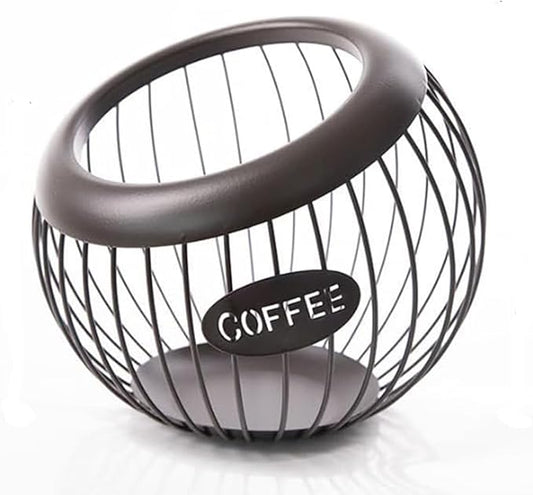 YYW Coffee Pod Holder - Large capacity k cup holder,easy to access and space saving design,Suitable for kitchen、living room or office area (Grey)