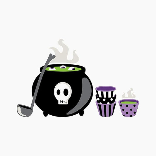 CafePress Halloween Punch Bowl Cauldron Magnets 2.25" Magnet (100 pack)