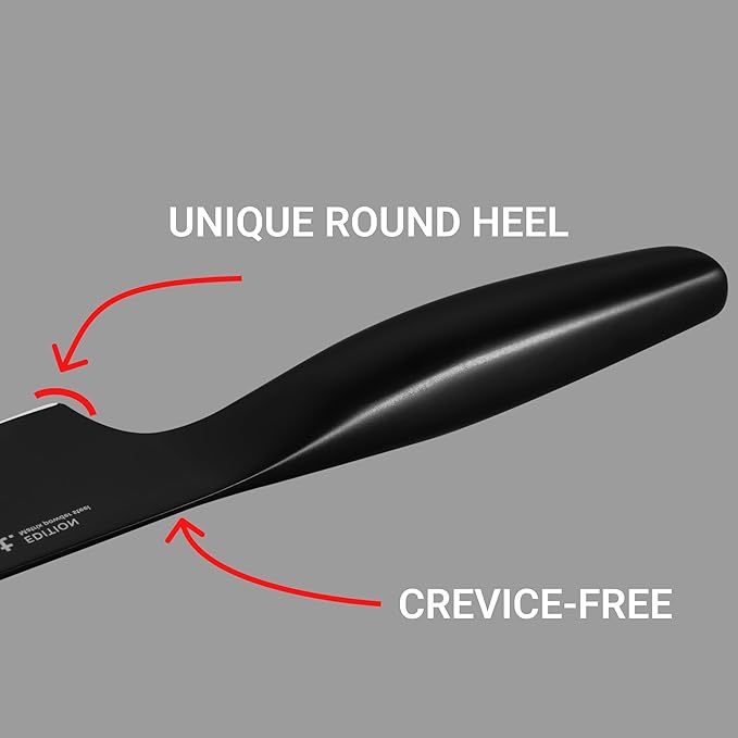HAST 6-Inch Santoku Knife - Ultra-Sharp Japanese Chef Knife, Advanced Powder Steel, Lightweight, Ergonomic Handle, Sleek Minimalist Design, Red Dot Award Winner (Titanium Black)