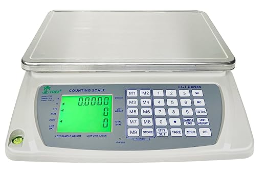 Tree LCTx 66 Large Counting Scale, 66 X 0.001 lbs Precision Weighing Warehouse Industrial Commercial Manufacturing Counting Instrument