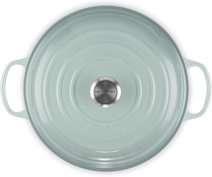 Le Creuset Enameled Cast Iron Signature Braiser, 3.5 qt., Sea Salt