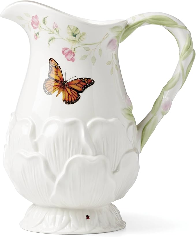 Lenox 897163 Butterfly Meadow Floral Pitcher