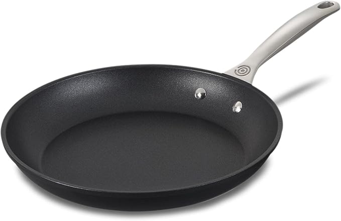Le Creuset Toughened Nonstick Frypan (9.5 In. & 11 In.) with Splatter Guard Bundle