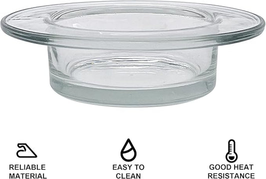 Replacement Wax Warmer Dish - Fits Most Wax Warmers - Durable Glass Dish for Wax Melts Melter Wax