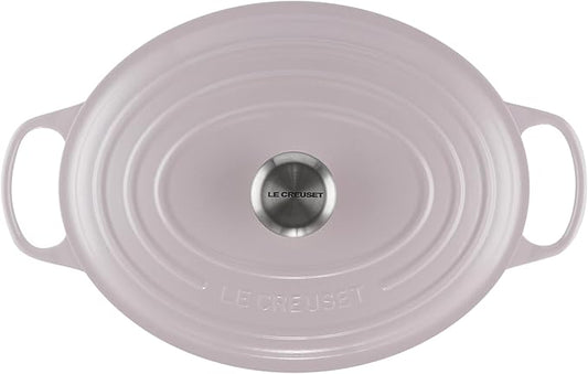 Le Creuset Enameled Cast Iron Signature Oval Dutch Oven, 6.75 qt., Shallot